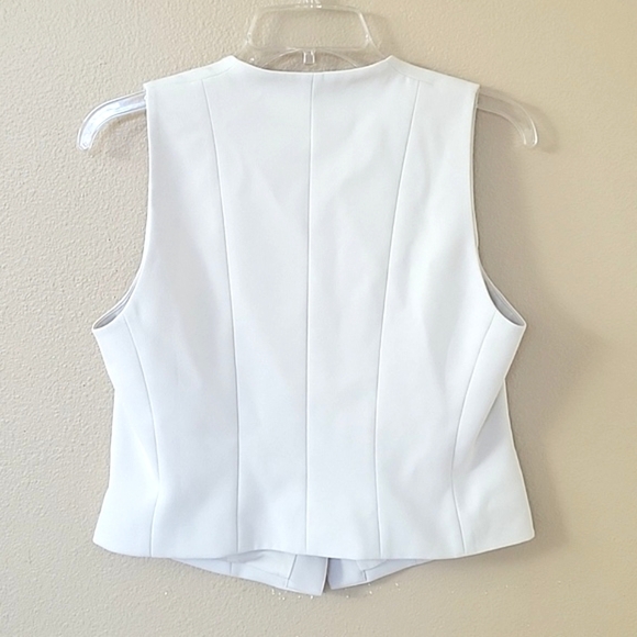 SPANX Womens Carefree Crepe Vest Top Preppy Academia Career - Size Small - Picture 7 of 9